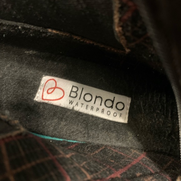 Blondo Black Nubuck Leather Waterproof Western Ankle Booties Shoes Womens 9.5 M - Picture 7 of 9